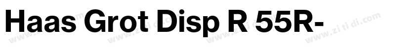 Haas Grot Disp R 55R字体转换 Haas Grot Disp R 55R字体转换
